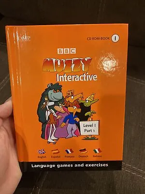 BBC Muzzy Level 1 Part 1 CD ROM-Book Interactive Games And Exercises ￼ • $20