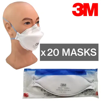 3M Aura 9320+ FFP2 Face Mask Respirator | 20 Masks | UK Stock | Trusted Seller • £16.99