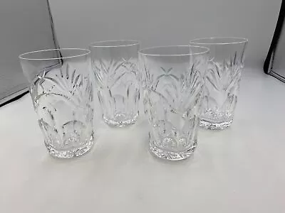 Waterford Crystal ASHLING 12 Oz Tumblers Glasses Set Of 4 • $269.99