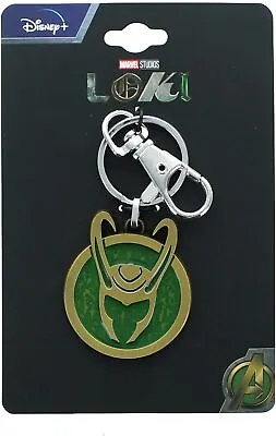 Marvel Loki Keychain Base Metal And Enamel - Size - 4cm X 3.5cm • £11.68