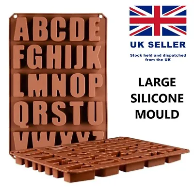 £5.55 • Buy Silicone Letter Alphabet Pudding Bakeware Mould Cake Chocolate Ice Maker Mold 