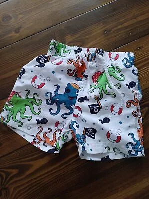 Octopus Swim Shorts 3-6 Months • £0.99