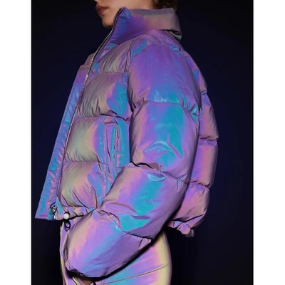 $49.99 • Buy Tidal X Bershka Reflective Puffer Jacket Xs -s