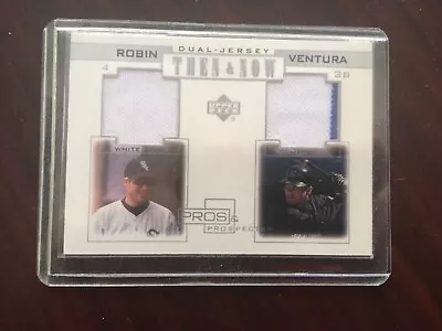 $4 • Buy 2001 Pros And Prospects Robin Ventura Duel Jersey Then And Now