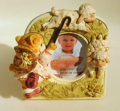 Kitty Cat Sheep Mary Had A Little Lamb Magnet Photo Frame NEW • $7.95
