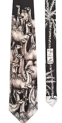 Fornasetti Italian Silk Tie Cammelli Camels Palm Trees Excellent Condition • $87