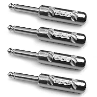 4-Pcs Switchcraft 1/4  Male Cable End Audio/Guitar Plug Connectors Made In USA • $8.95
