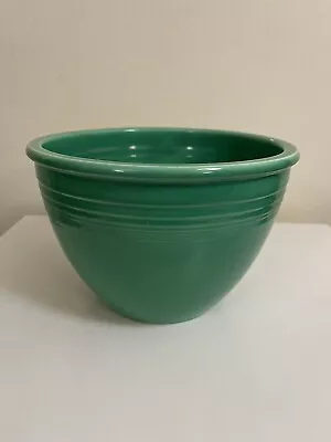 Vintage Fiesta Fiestaware Original Green #4 Mixing Bowl Nesting Bowl • $50