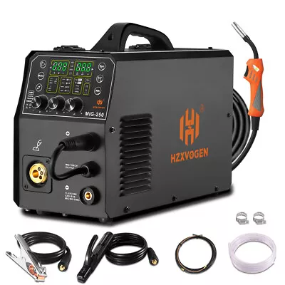 250Amp 4-in-1 Multi-Process Aluminum MIG Welder MIG Flux Cord Stick Lift TIG • $249.99