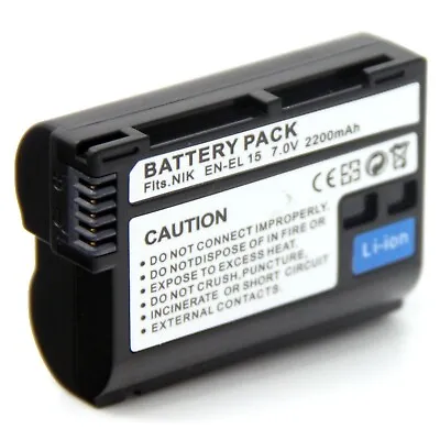 Battery Pack For Nikon 1 V1 D500 D600 D610 D750 D800 D800E D810 D810A D850 New • $33.98