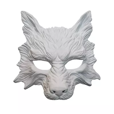 White Wolf Mask Animal Masquerade Halloween Costume Party Mask (Resin Material) • $16.95