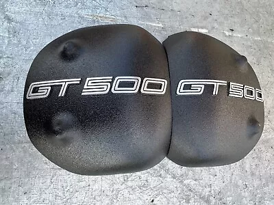 2005-2014 Mustang Strut Tower Covers (GT500) (msg Me Ur Logo Color) • $89.99