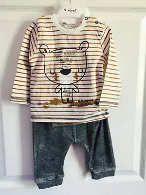 New! Babaluno Baby  Bear  Design Top And Bottoms 2 Piece Set • £11.99