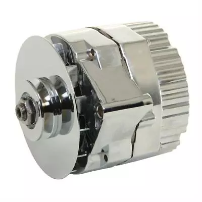 Summit Racing Chrome Alternator 140 Amps Chrome Plated 12V Gm 12Si Case 810350 • $148.49