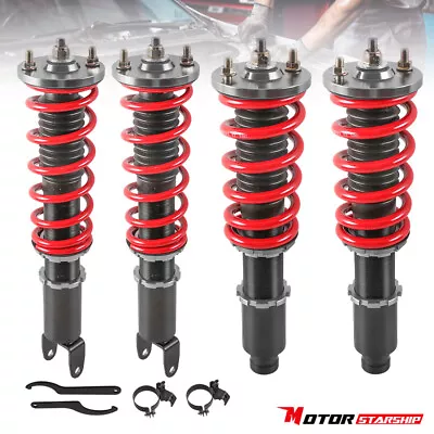 4x Shock Struts For 1988-91 Honda Civic CRX 1990-93 Acura Integra Adj. Height • $180.79