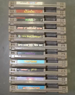 Nes Game Lot Of 11 Games • $70