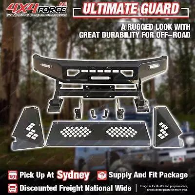 Ultimate Guard Front Bull Bar No Loop For Nissan Navara D40 11-On Spain SYD • $1200