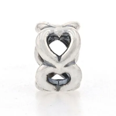 £31.56 • Buy New Pandora Bead Charm - Sterling Silver 790454 Open Heart Spacer ALE 925