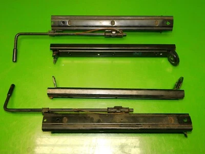 $142.23 • Buy 84-87 Civic CRX Si OEM Driver Passenger Left Right Seat Rails Tracks Mounts SET