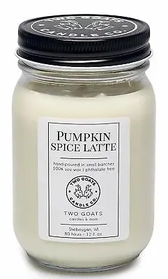 Pumpkin Spice Latte Candle For Holidays Scented Bakery Candles 12 Ounce Jar • £24.10