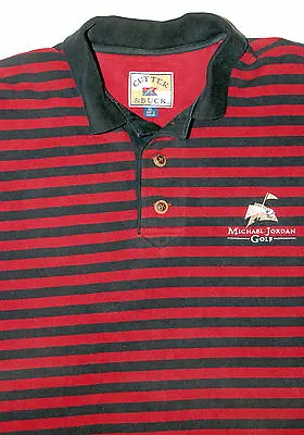 Mens XL Michael Jordan Golf Cutter & Buck Cotton Short Sleeve Golf Shirt  • $44