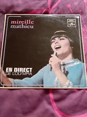 1968 Pop Vinyl LP Mirfield Mathieu Live At The Paris Olympia • $10.09