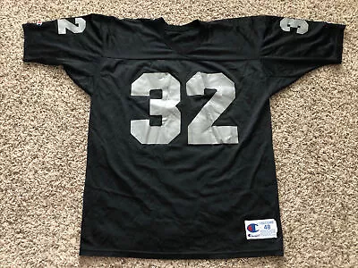 Vintage 90s Champion Marcus Allen #32 Raiders Size 48 USA Made Jersey • $42.49