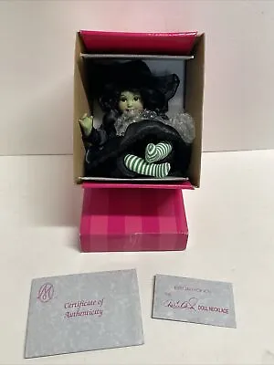 Marie Osmond Wizard Of OZ Baby Wicked Witch Of The West Porcelain Doll Tiny Tot • $49.95