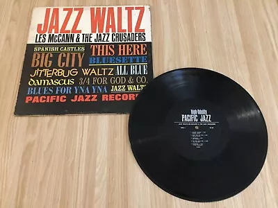 Les McCann Jazz Waltz Pacific Jazz LP 1963 Mono Press PJ 81 Plays VG+/++ • $12