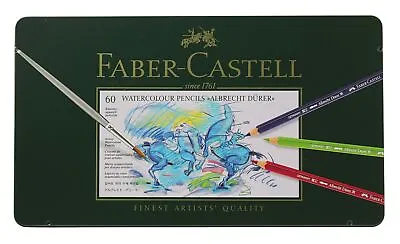 Faber-Castell Albrecht Durer Watercolor Pencil Tin Set Of 60 Colors (FC117560) • $83.87