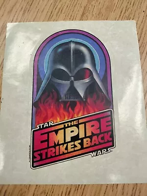 Vintage 1980 Retro Star Wars The Empire Strikes Back Darth Vader Sticker Decal • $14.99