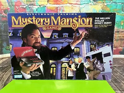 Vintage Electronic Talking Mystery Mansion Game Parker Bros NOT COMPLETE SEE DES • $79.95