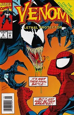 Venom: Lethal Protector #6 Newsstand Cover (1993) Marvel Comics • $21.24