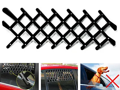 Car Window Air Travel Vent Mesh Guard Dog Safety Pet Puppy Protection Universal • £6.11