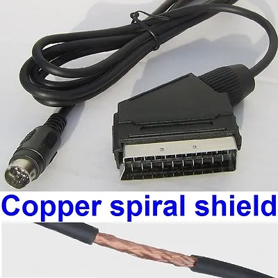 RGB Scart AV Lead For Sega Saturn - Stereo Sound - Quality Shielded Cable  *NEW* • $11.18