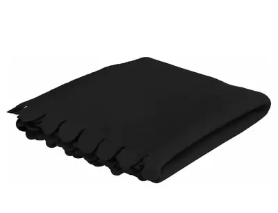 POLARVIDE Throw Fleece Black130x170 Cm • £9.99