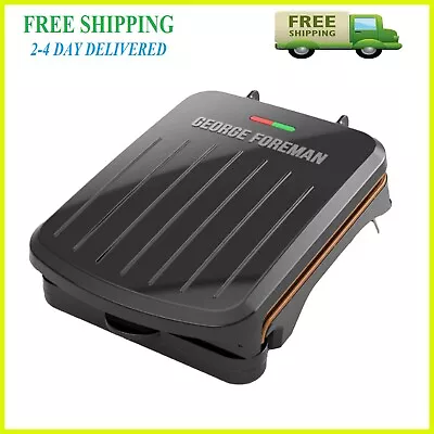 $22.99 • Buy George Foreman 2-Serving Classic Plate Electric Indoor Grill And Panini Press