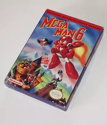 Nintendo NES - MEGA MAN 6 - Complete IN Box - Very Good VGC CIB • $349