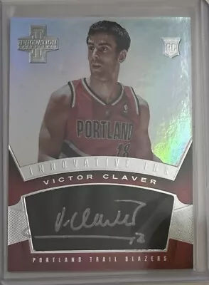 2012-13 Innovation Rookie Innovative Ink #49 Victor Claver Auto  Blazers • $5.50