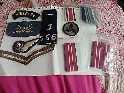 Bundle Military Patches & Medal Ribbons X 10. Various Eras. • £8