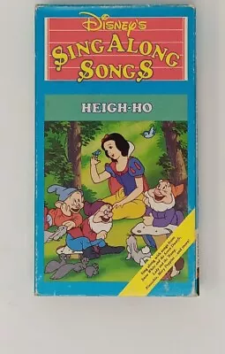 Disney Sing Along Songs Vintage VHS Tapes Veteran Owned YOUR CHOICE $3.00 EACH • $3