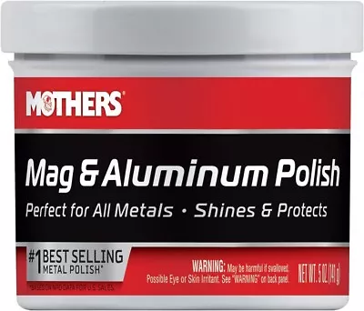 Mothers  Mag & Aluminum Wheel Polish 5 Oz Container  • $7.90