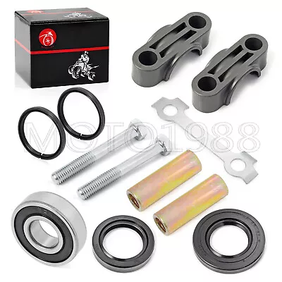 Steering Stem Bushing Seal COLLAR BOLT REBUILD Kit For Yamaha Grizzly 350 660 • $14.99