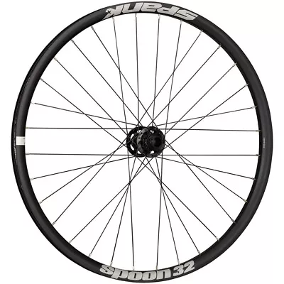 SPANK SPOON 32 Alloy Front Wheel 26in 20x110mm 6-Bolt 32H Tubless Ready Black • $199.99