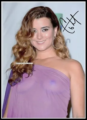 Cote De Pablo Autographed Cotton Canvas Image. Limited Edition (CP-6)  • £9.59