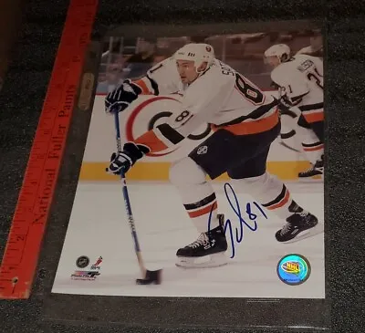 MIROSLAV SATAN AUTO SIGNED 8 X 10 C AUTOGRAPHED SIGNED 8X10 PHOTO 📸 NHL NO COA • $18