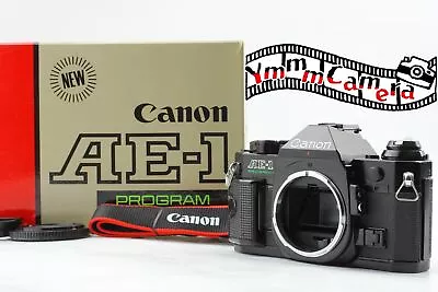 [MINT In Box] Canon AE-1 Program Black Body SLR 35mm Film Camera  From JAPAN • £231.55