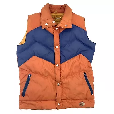 Vintage Camel Goose Down Puffer Vest Men’s Size S • $44