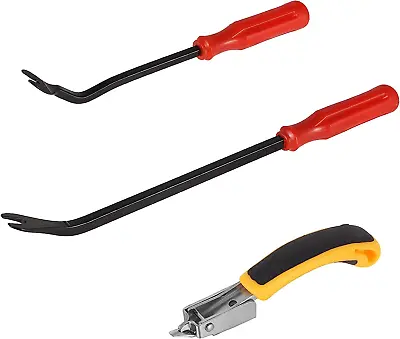 Upholstery Staple Remover And Tack Lifter Tool Set Heavy Duty Tack Remover Na • £10.98