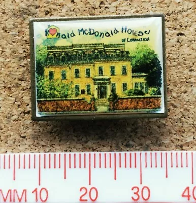 Mcdonalds Metal Pin Badge - RONALD MCDONALD HOUSE CONNECTICUT • £5